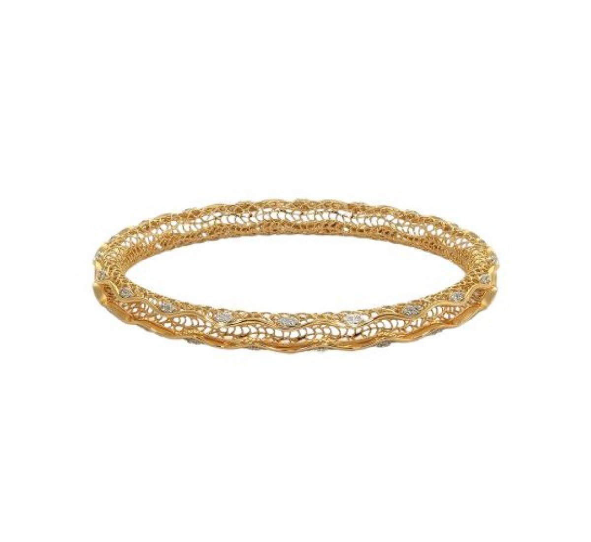 Elegant Ornate Diamond Bangles