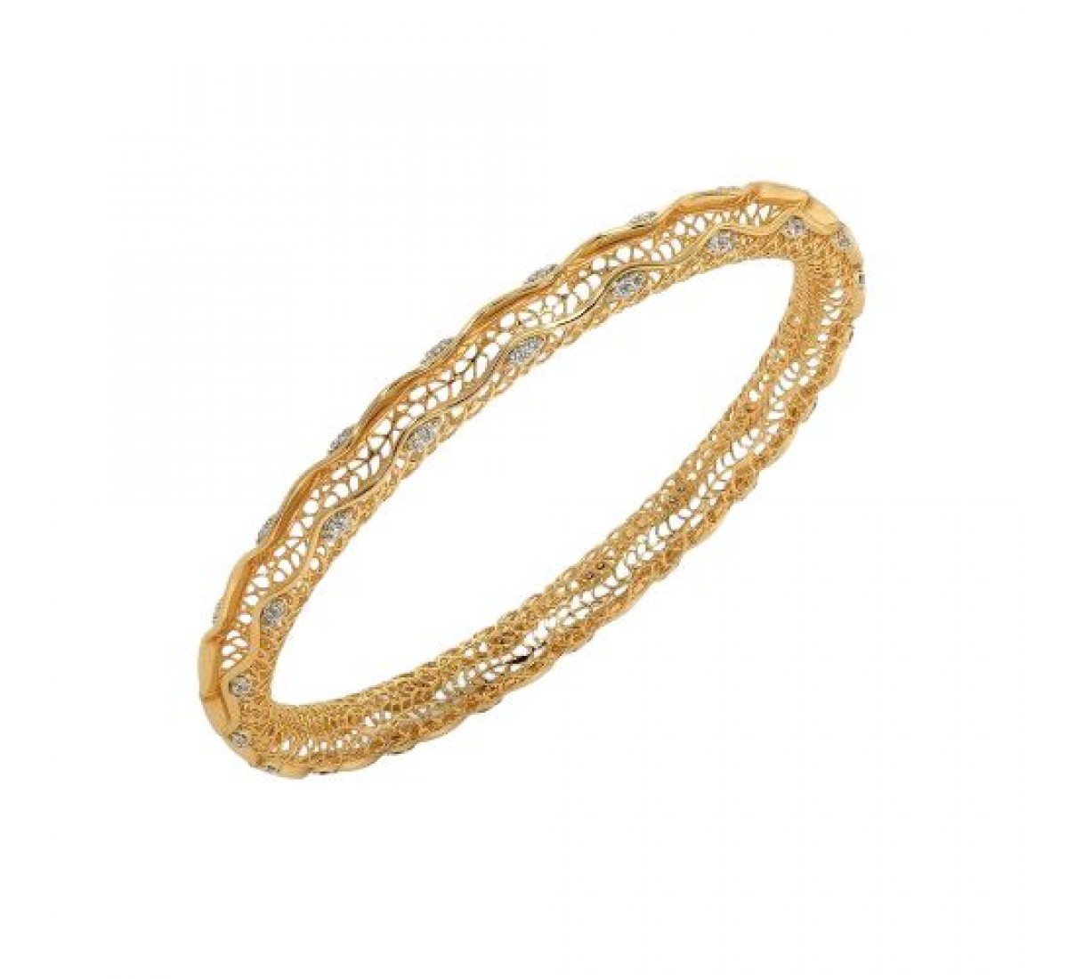 Elegant Ornate Diamond Bangles