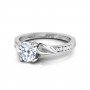 Lustrous Spark Solitaire Diamond Ring