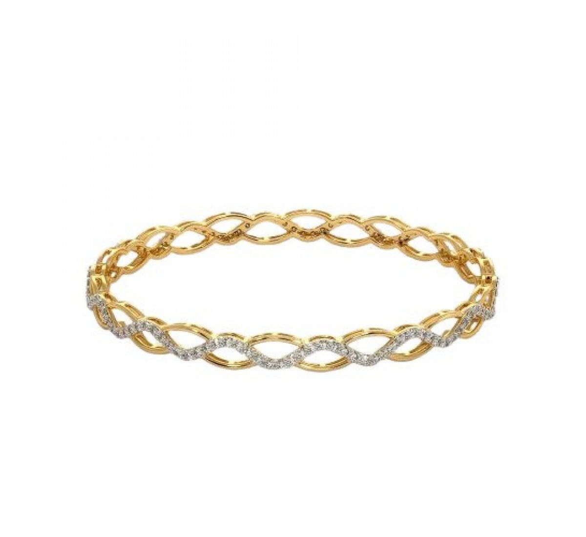 Glamorous Aira Diamond Bangles