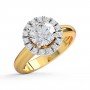 Becca Floral Solitaire Diamond Ring