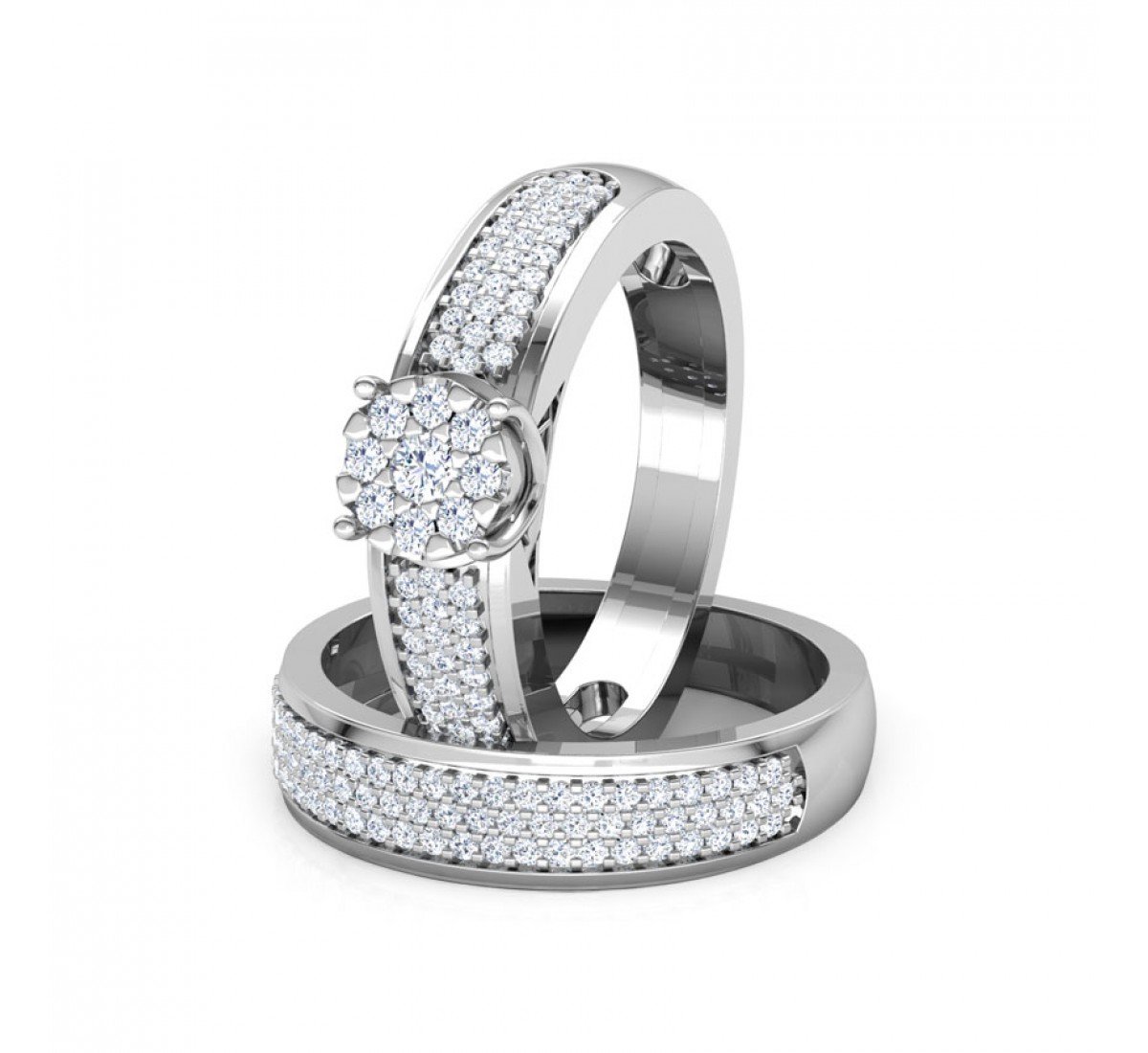 Glinting Solitaire Diamond Ring