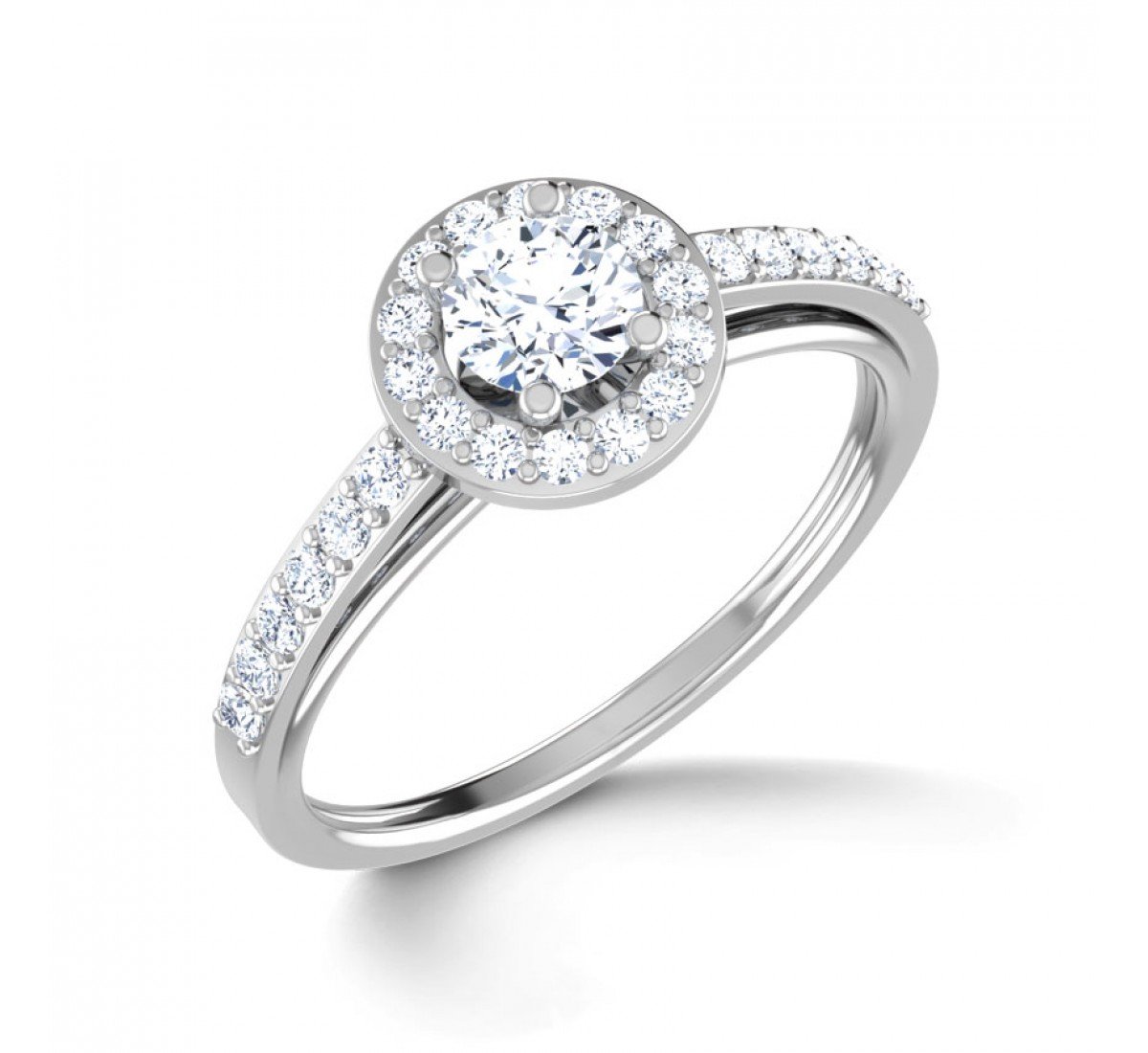 Isabel Round Solitaire Diamond Ring