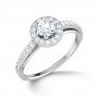 Isabel Round Solitaire Diamond Ring