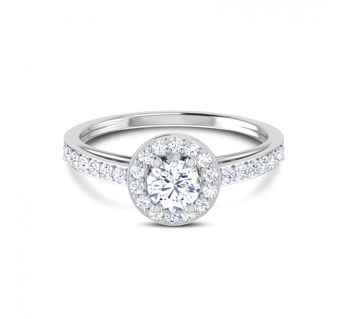 Isabel Round Solitaire Diamond Ring