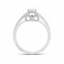 Pavoquin Ribbon Solitaire Diamond Ring