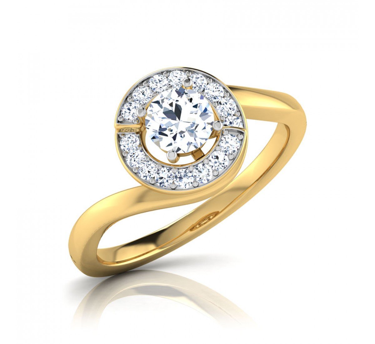 Luminous Mist Solitaire Diamond Ring