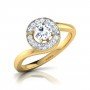 Luminous Mist Solitaire Diamond Ring