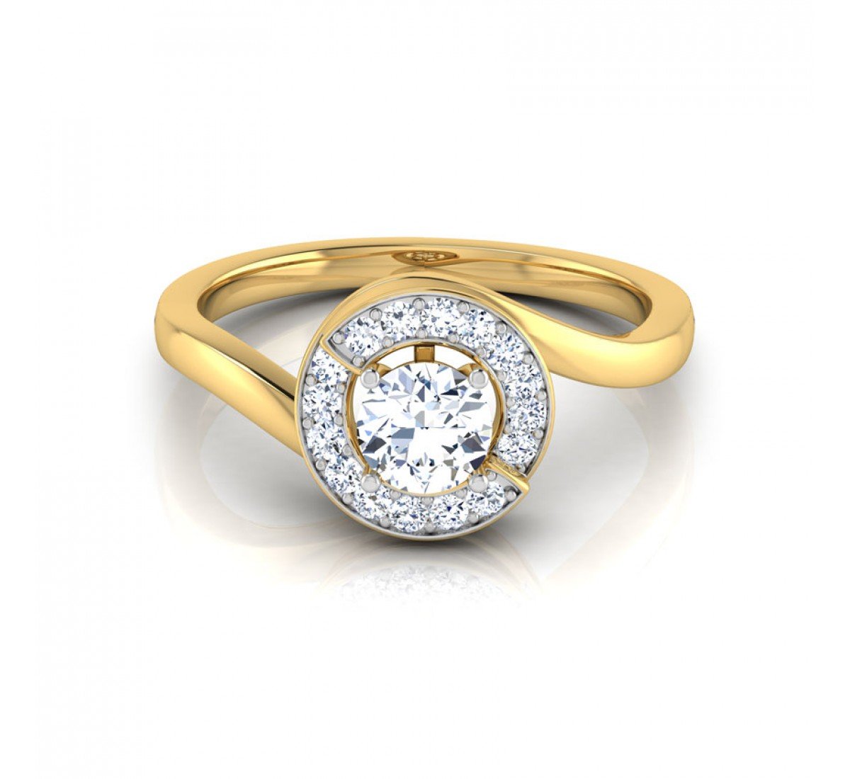 Luminous Mist Solitaire Diamond Ring