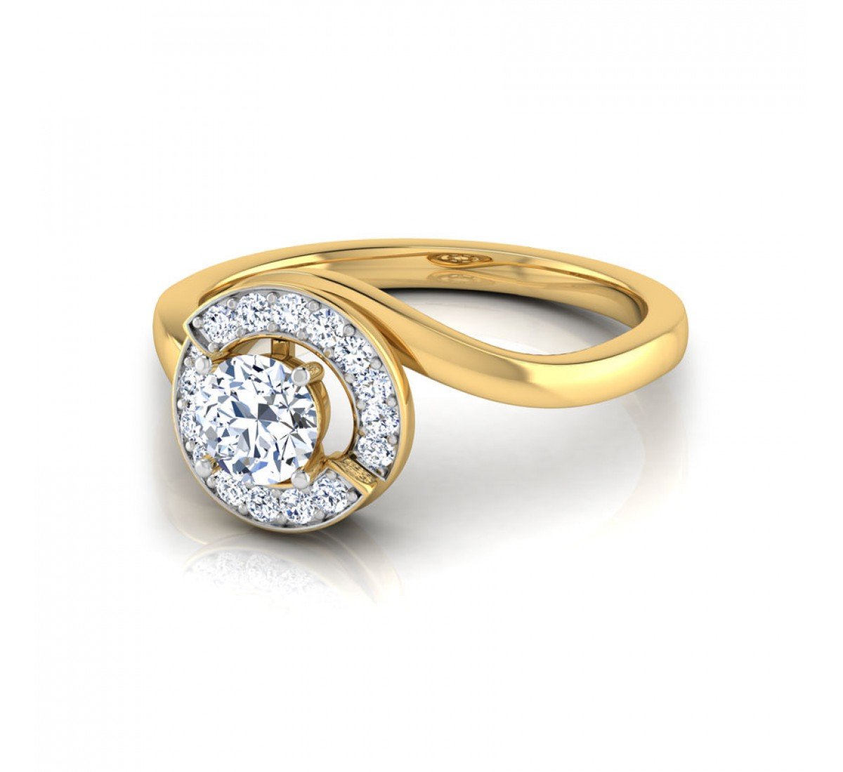 Luminous Mist Solitaire Diamond Ring