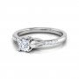 Fourfold Grace Solitaire Diamond Ring