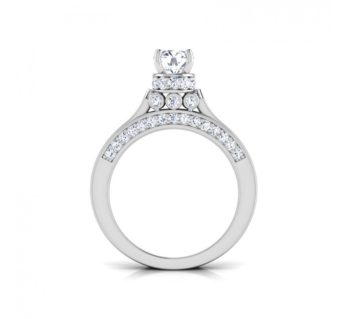 Aninata Elegant Solitaire Diamond Ring