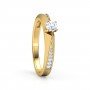 Fest Halo Solitaire Diamond Ring