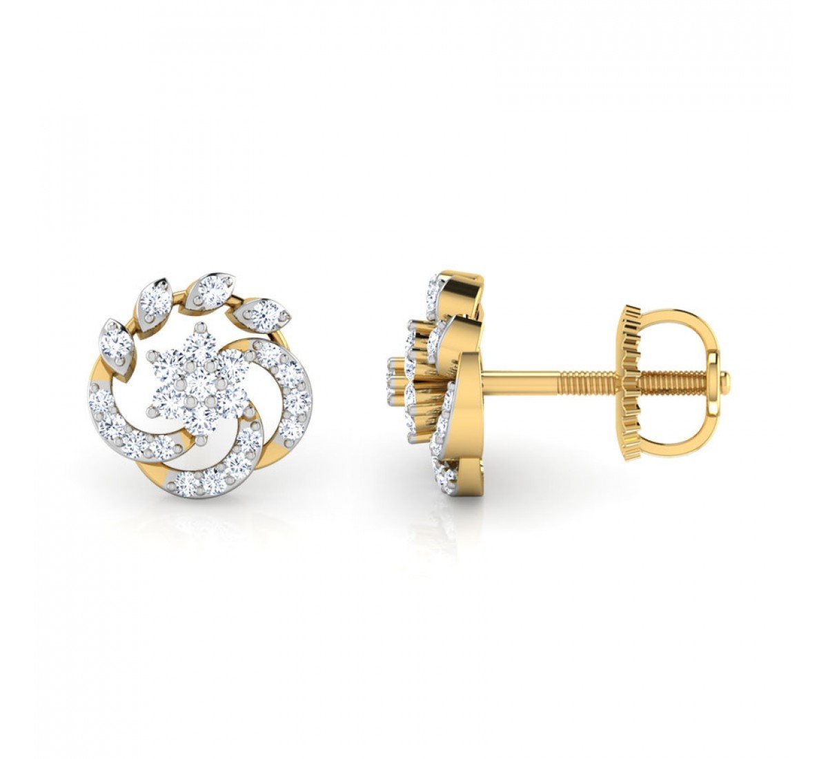 Exuberant Diamond Earrings