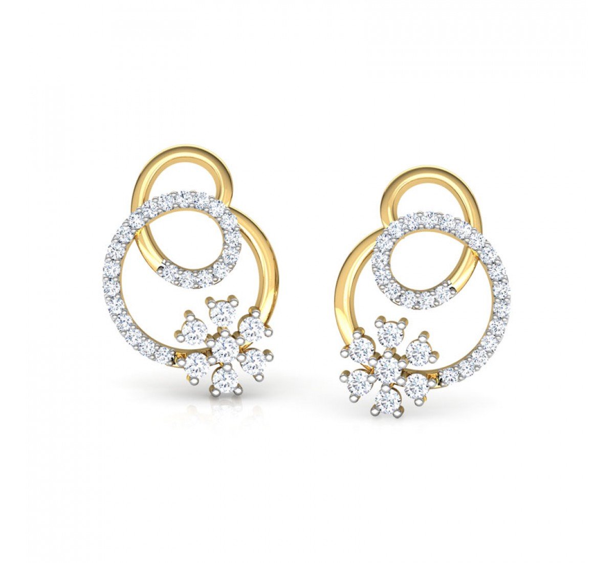 Elaborate Diamond Earrings