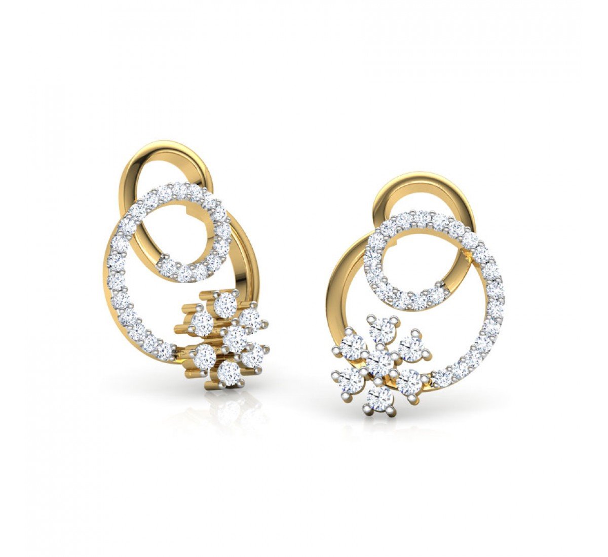 Elaborate Diamond Earrings