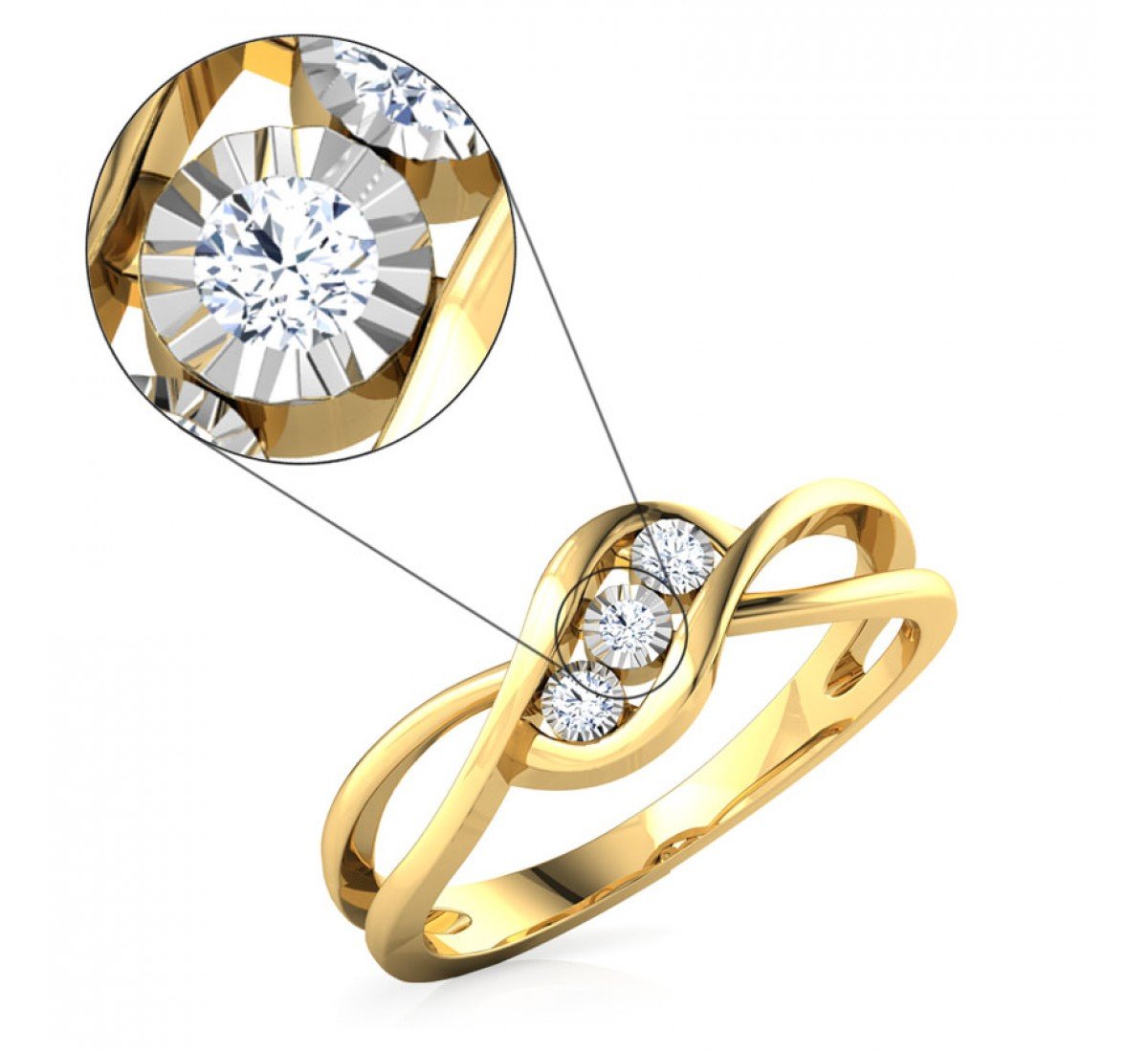 Trio Kiki Diamond Ring