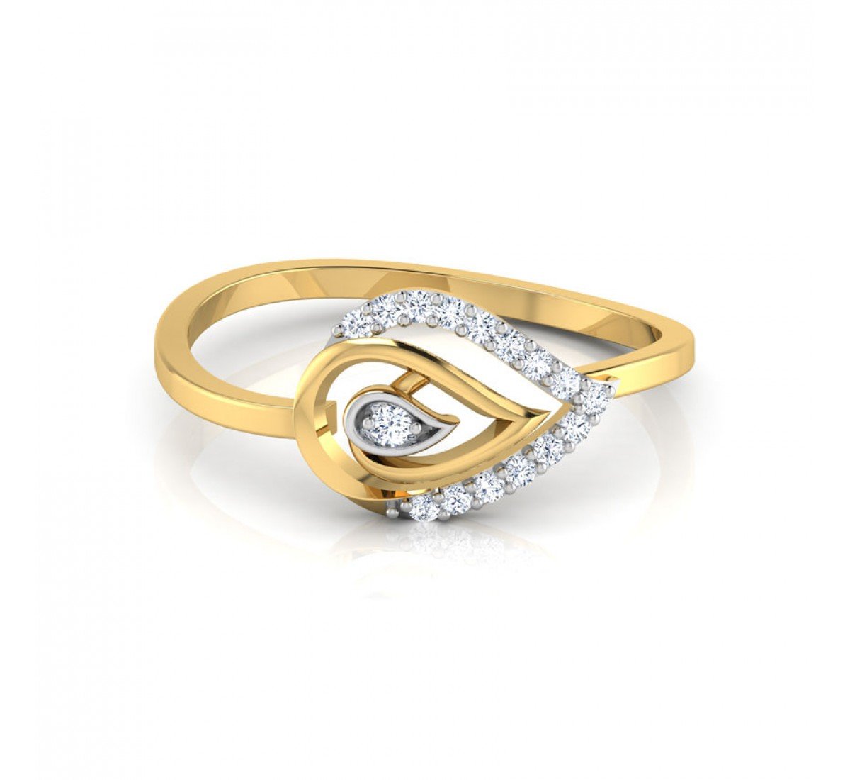 Enfold Velvet Diamond Ring