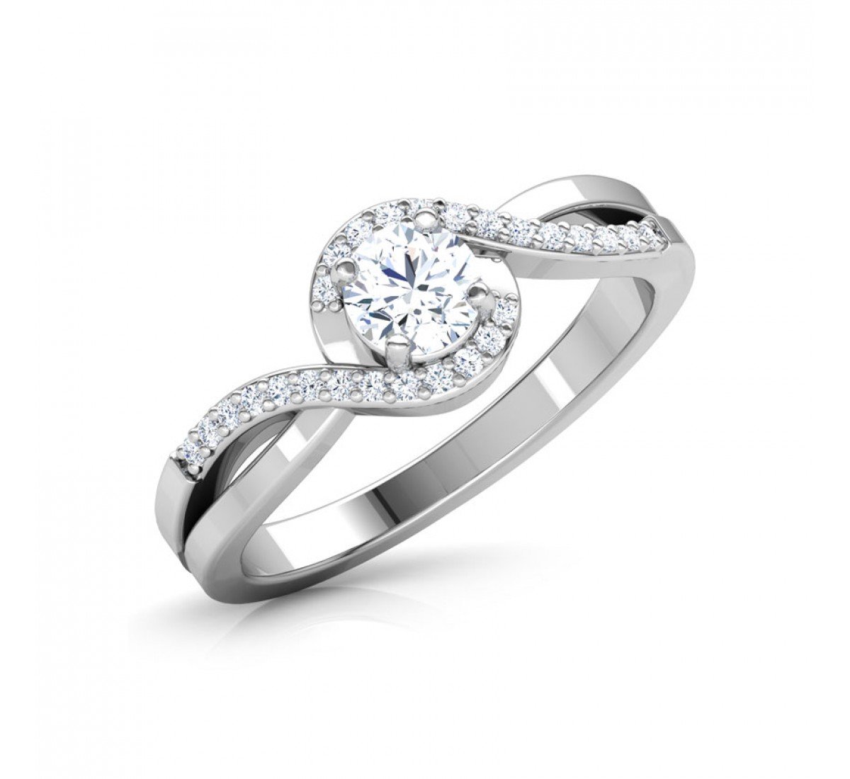 Ethereal Solitaire Diamond Ring