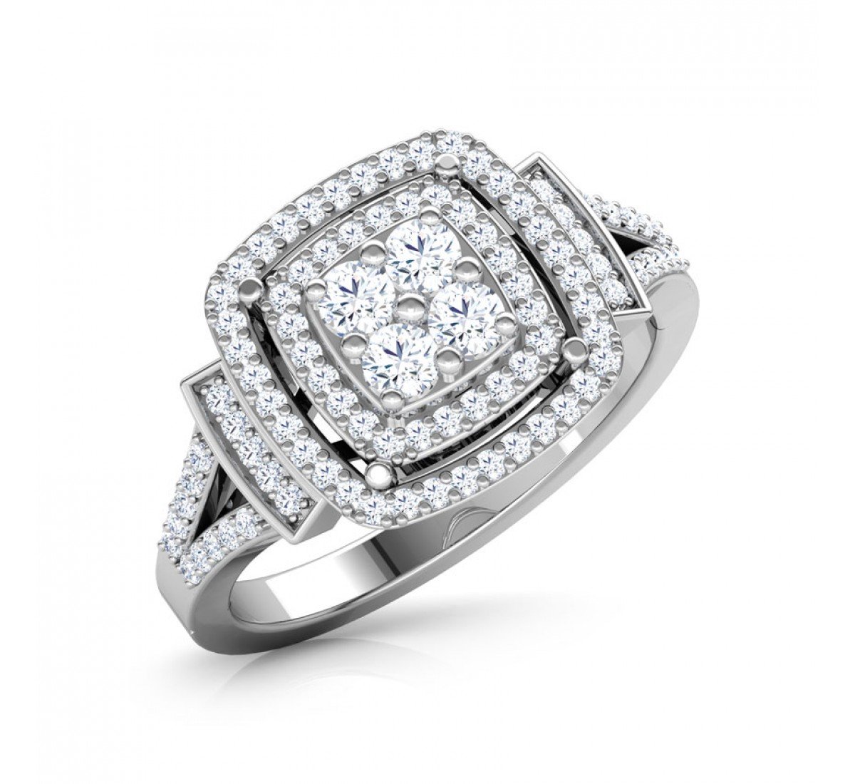 Kirati Twine Deviant Diamond Ring