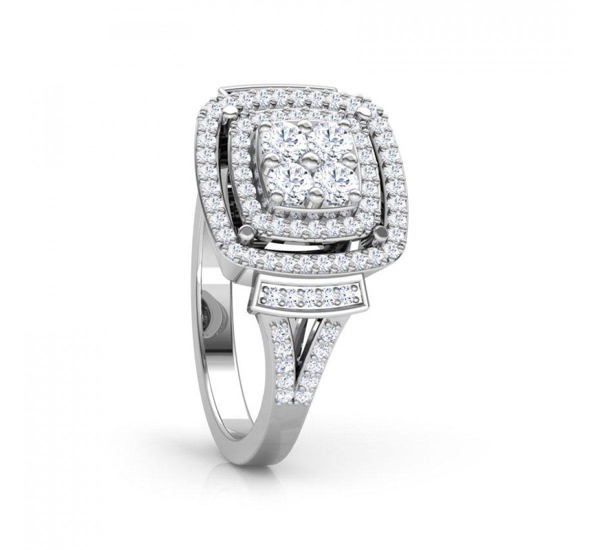 Kirati Twine Deviant Diamond Ring