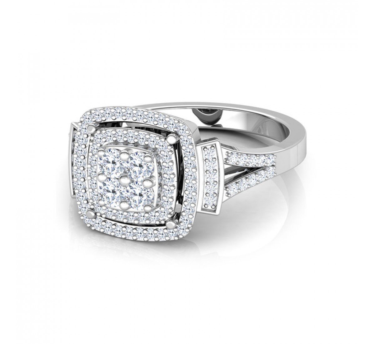 Kirati Twine Deviant Diamond Ring