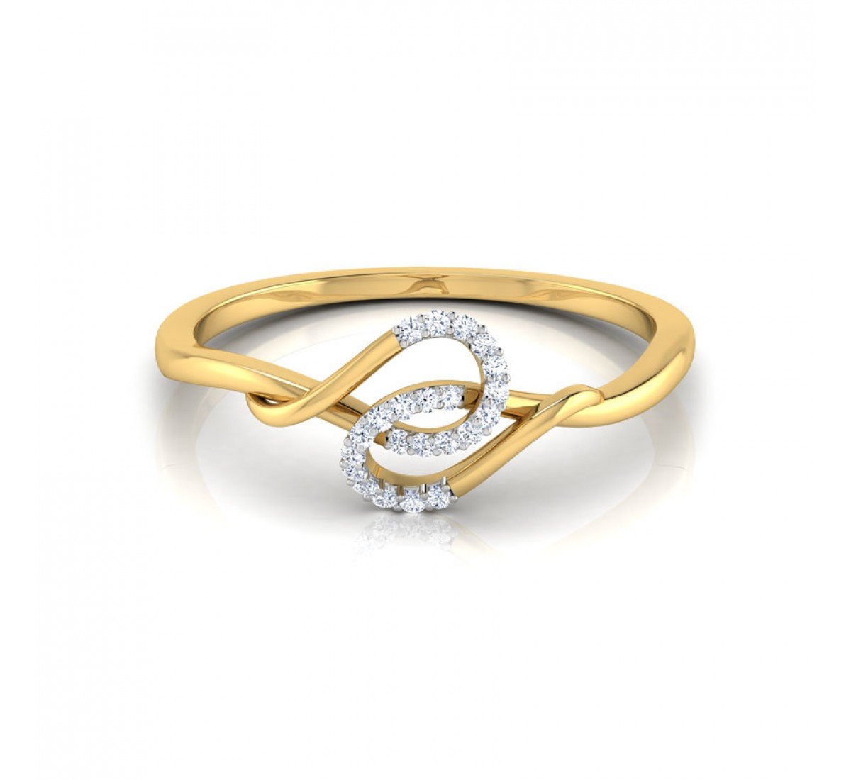 Wispy Jewel Diamond Ring