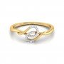 Wispy Jewel Diamond Ring