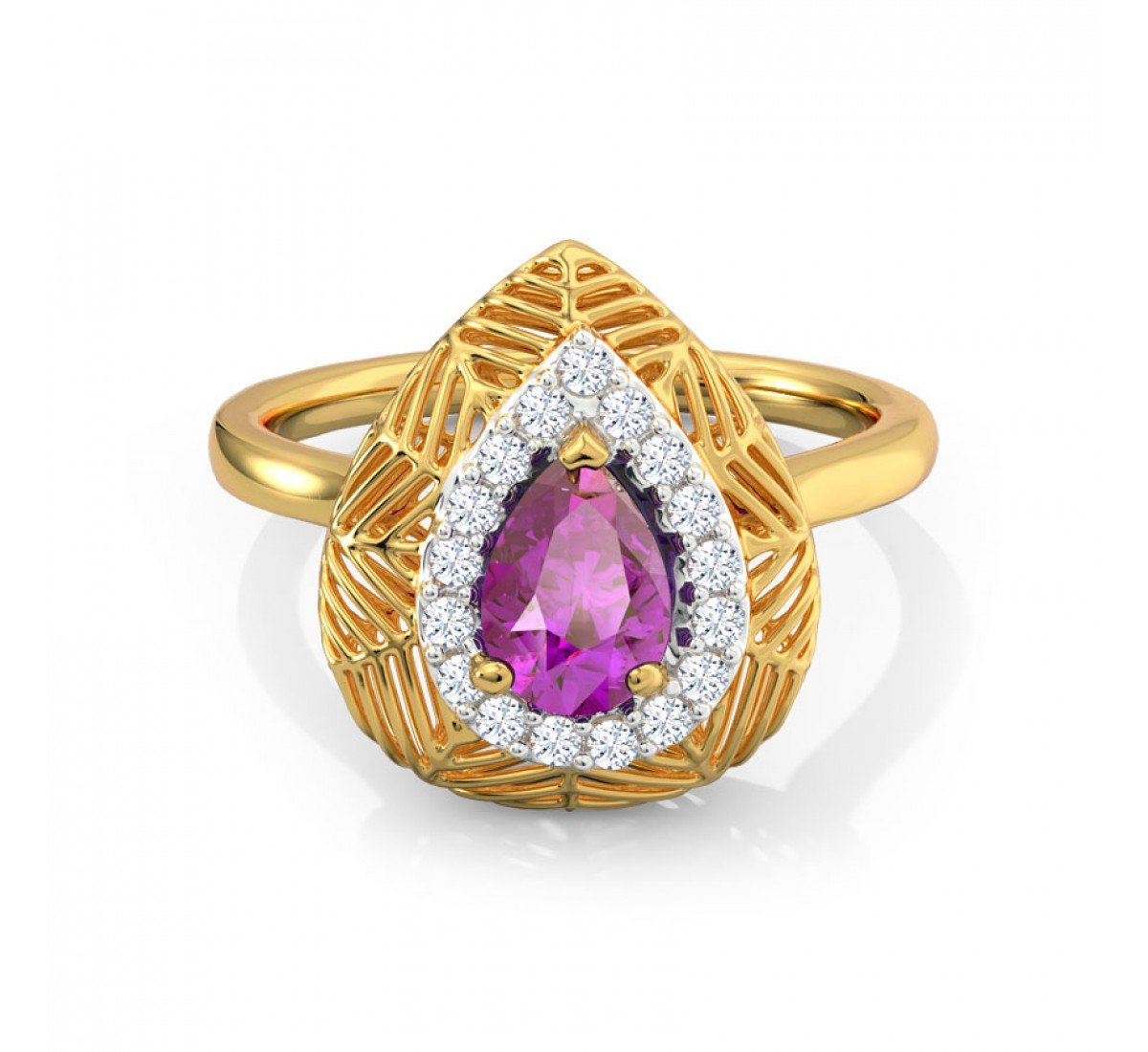 Jovify Amethyst Diamond Ring