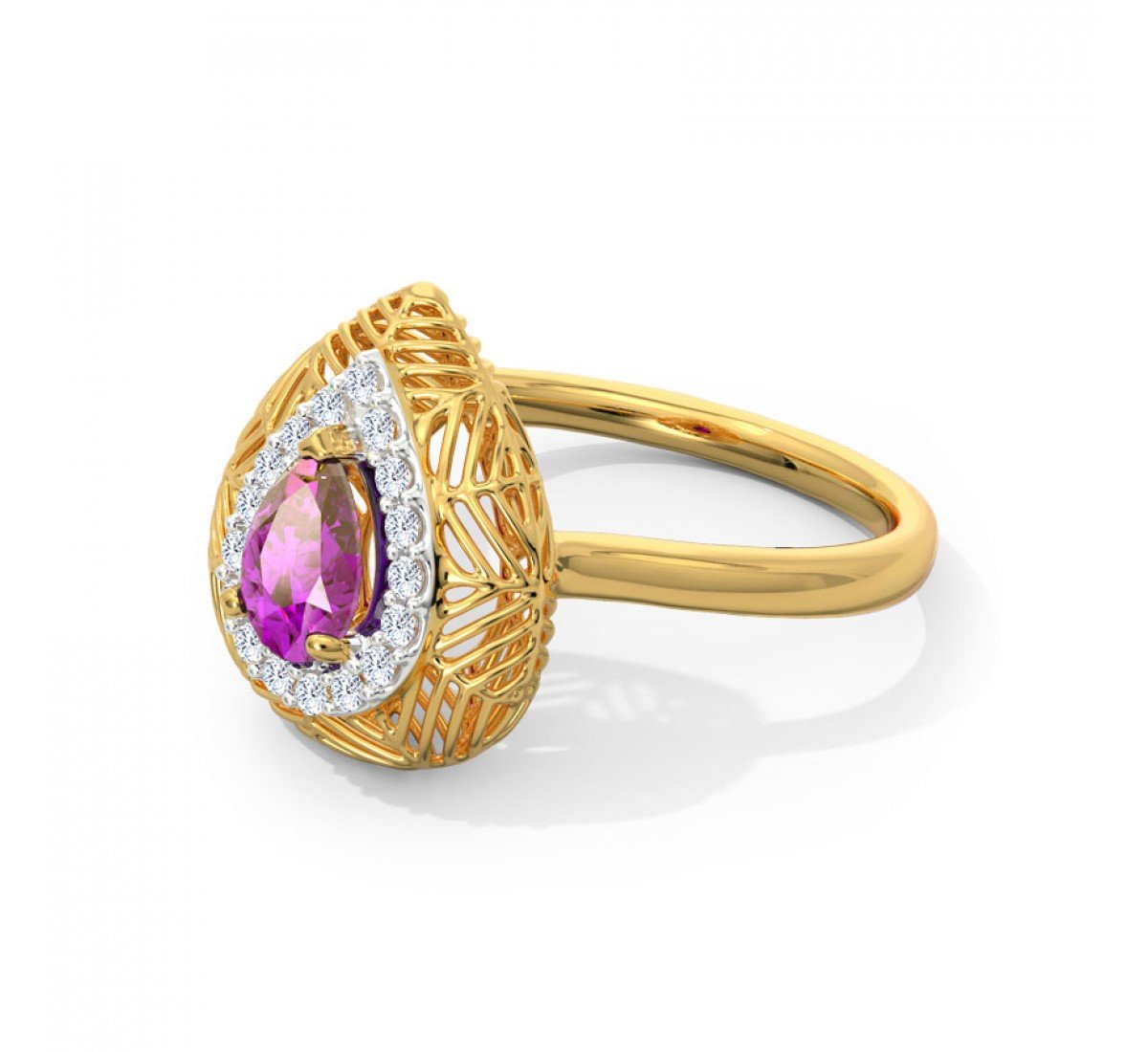 Jovify Amethyst Diamond Ring