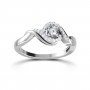 Entwined Floret Diamond Ring