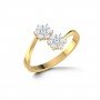 Illusion Gadadhara Duo Diamond Ring