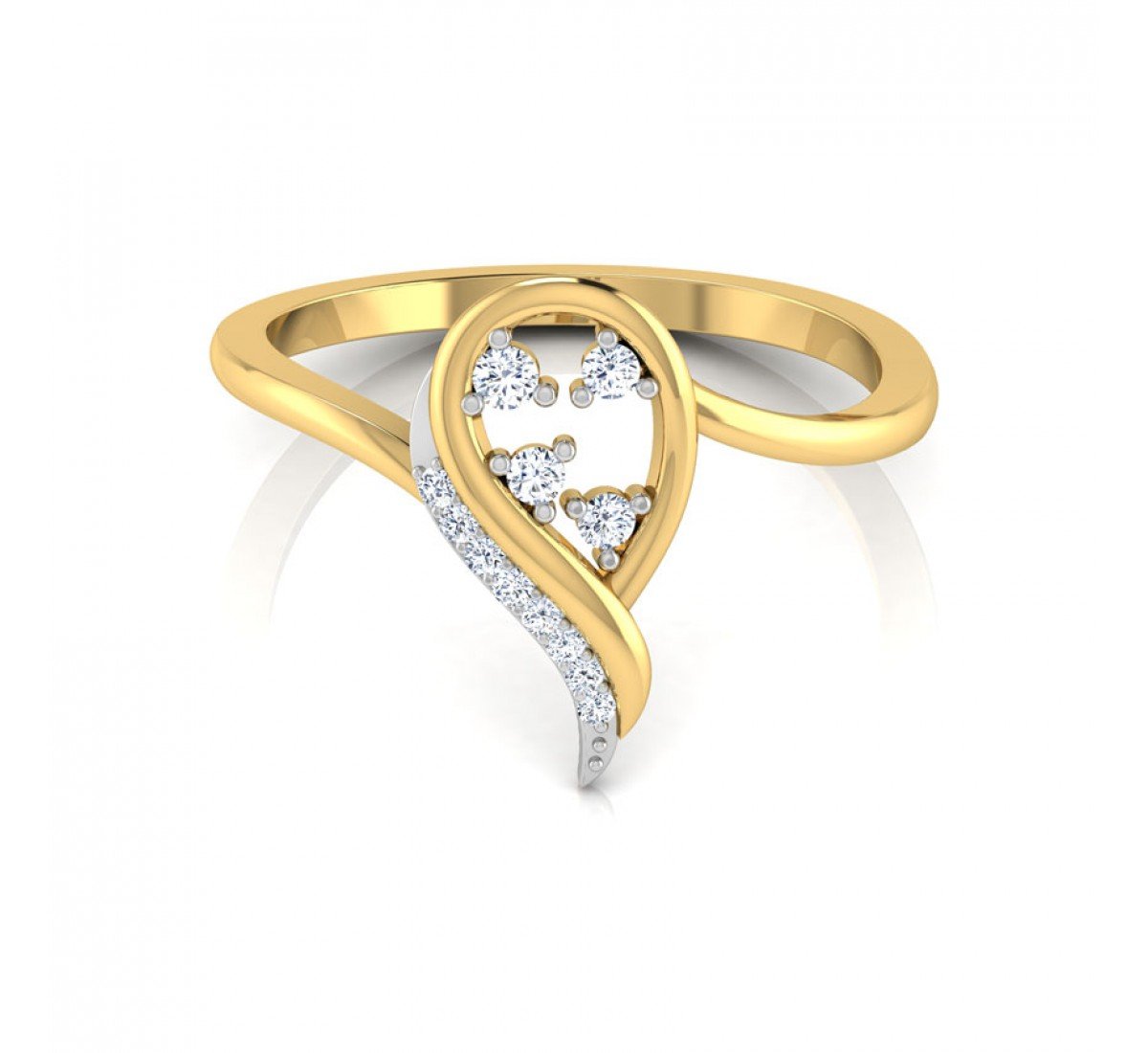 Glistening Kshipra Diamond Ring