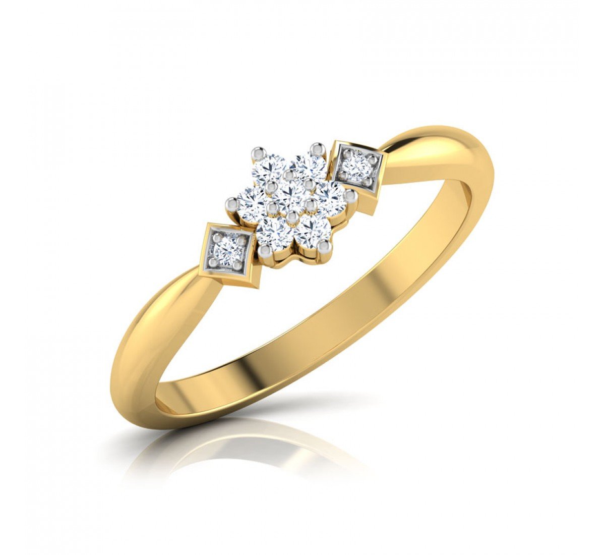 Daani Sparkling Rose Diamond Ring