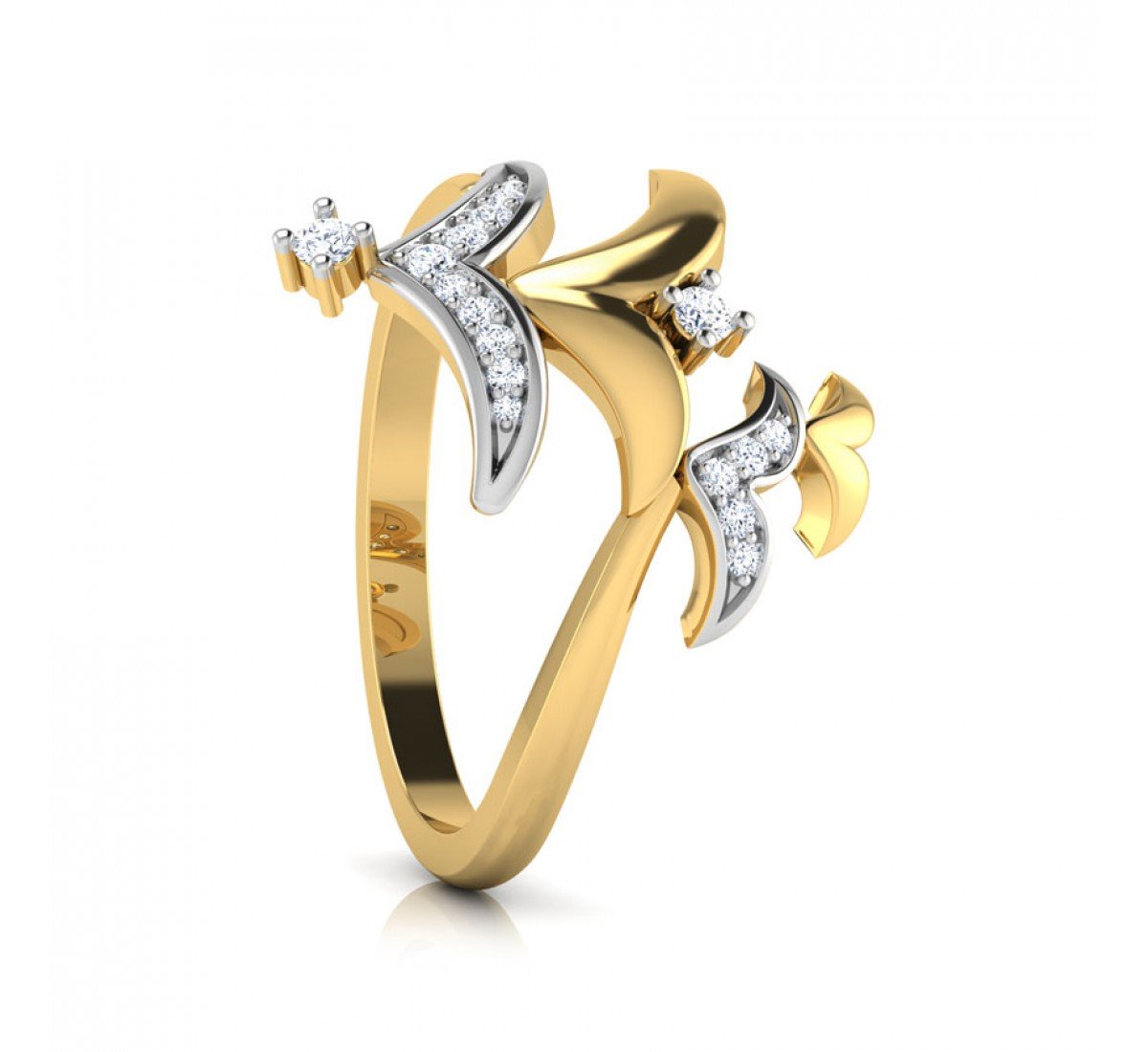 Suave Shimmer Diamond Ring