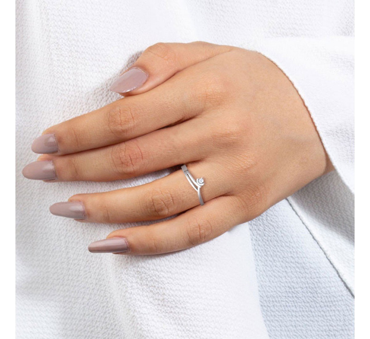 Flame Erin Diamond Ring