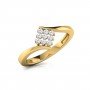 Zaria Swirl Diamond Ring