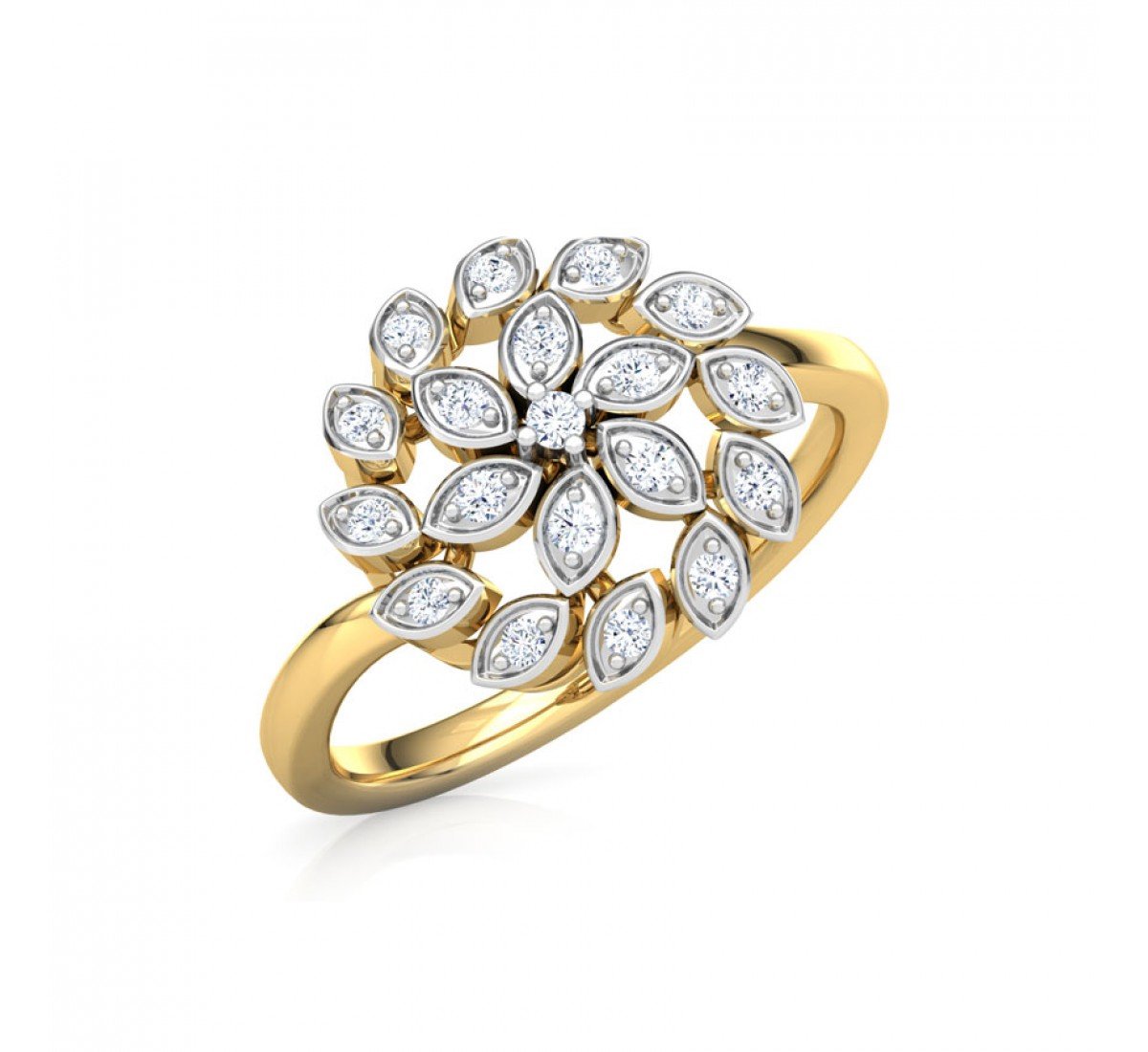 Petals Delicate Diamond Ring