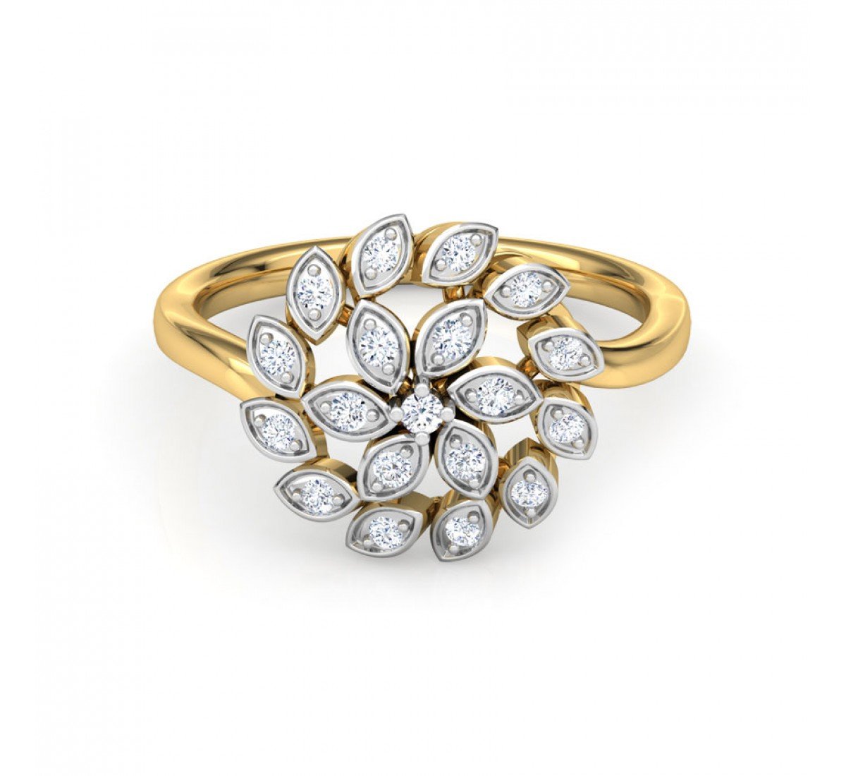 Petals Delicate Diamond Ring