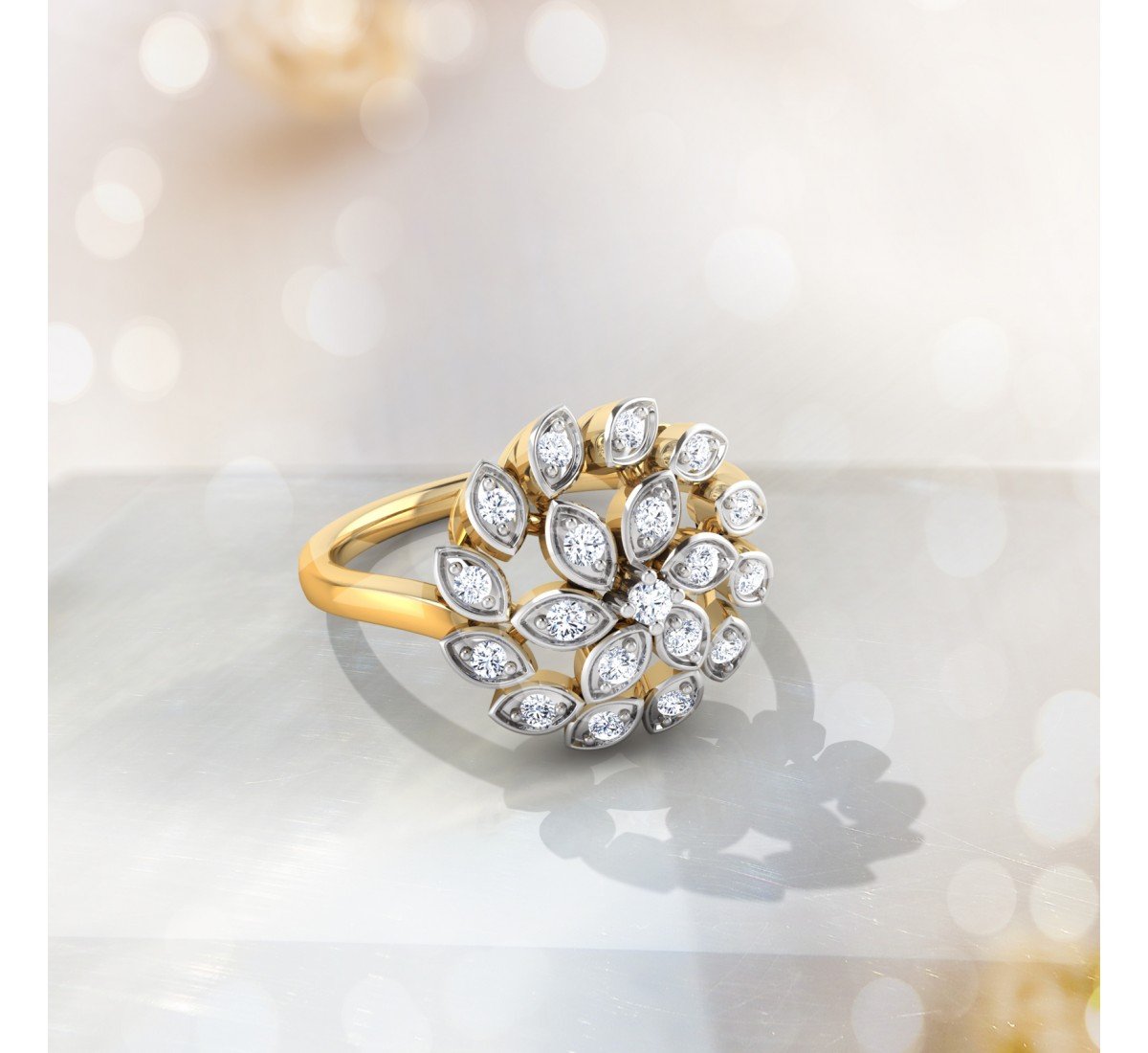 Petals Delicate Diamond Ring