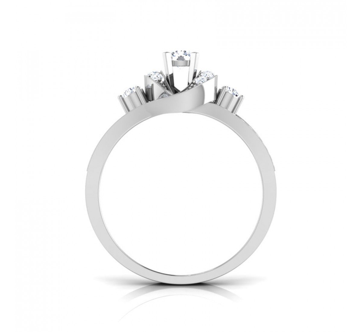 Shimmering Solitaire Diamond Ring