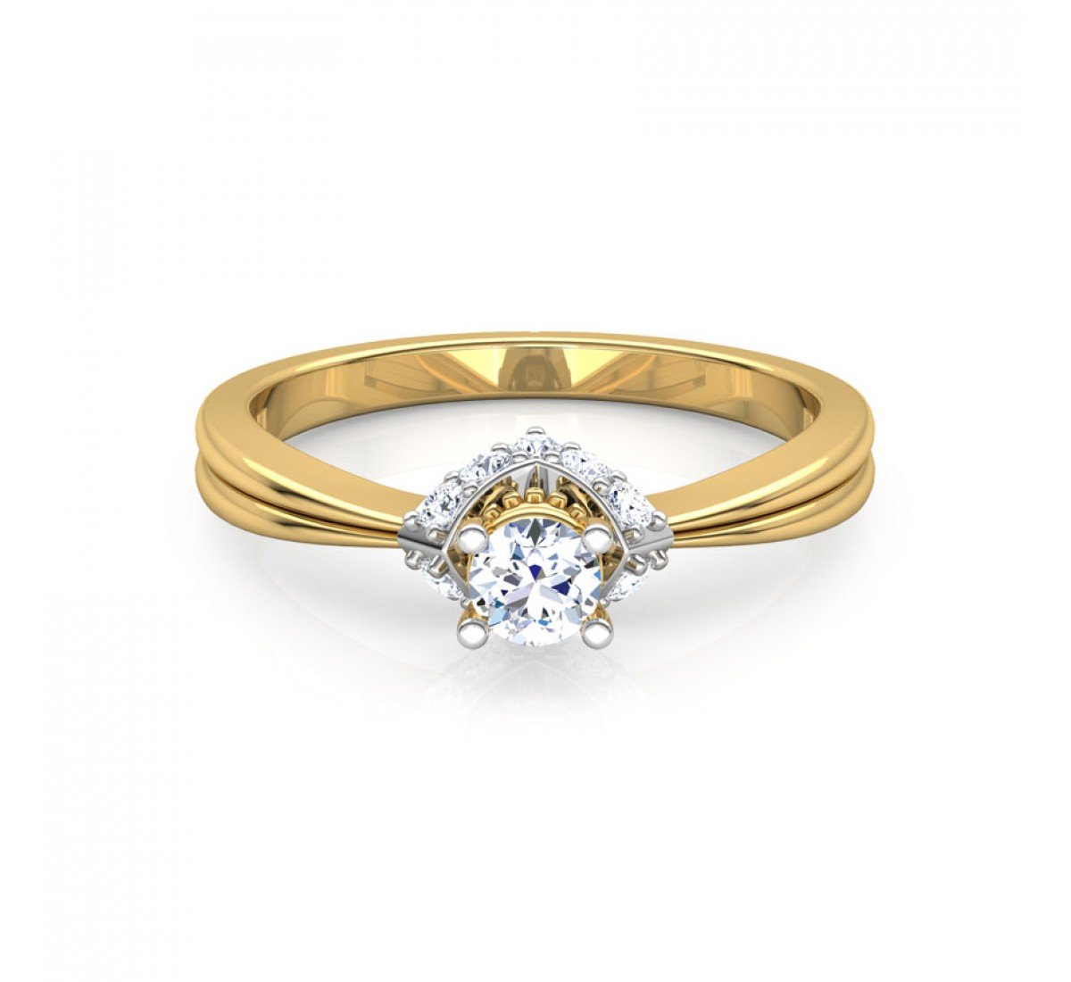 Altoa Baguette Solitaire Diamond Ring