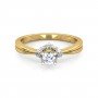 Altoa Baguette Solitaire Diamond Ring