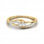 Twisted Elegance Diamond Ring