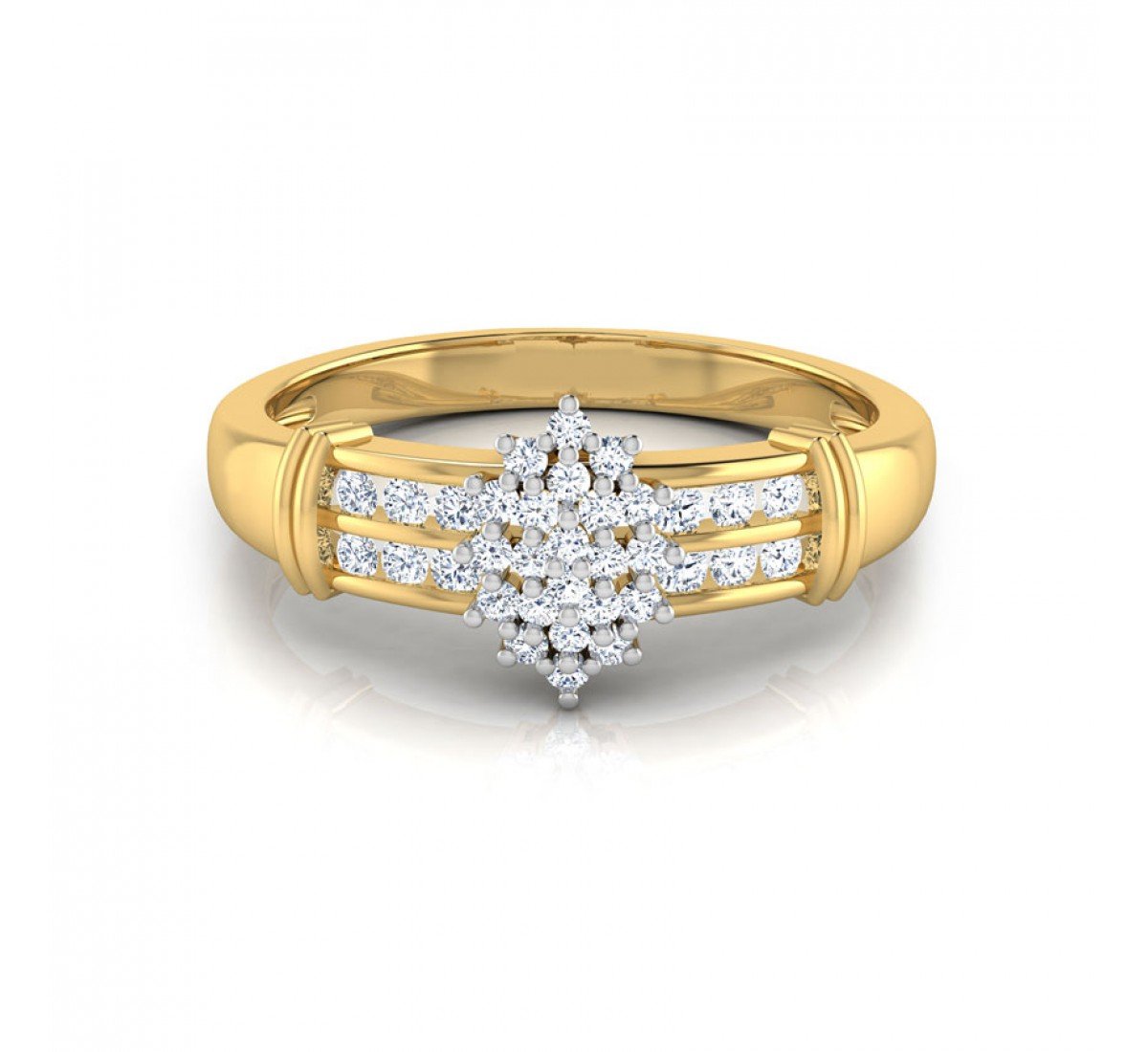 Ephemeral Gleaming Diamond Ring