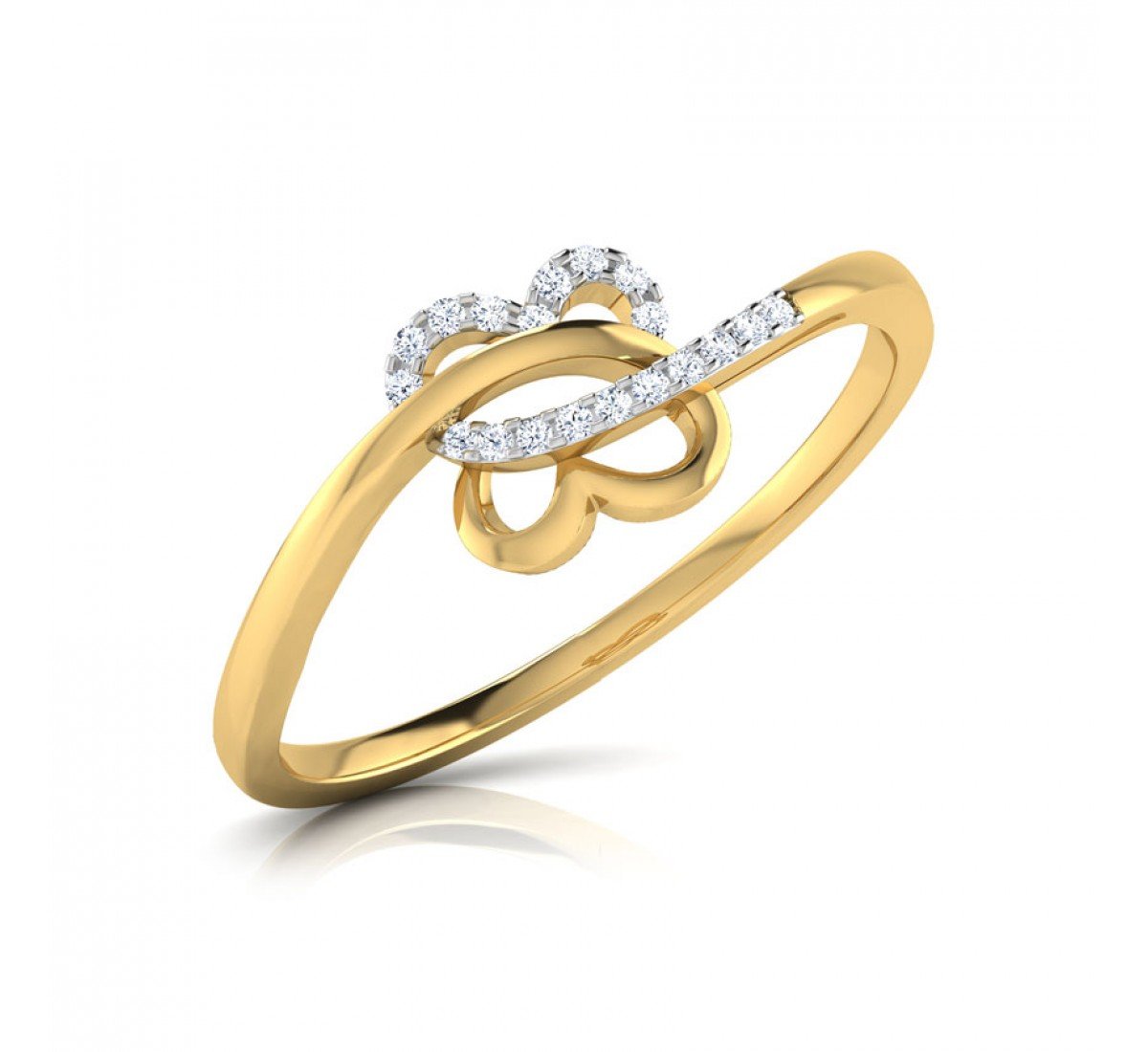 Senet Whirl Diamond Ring