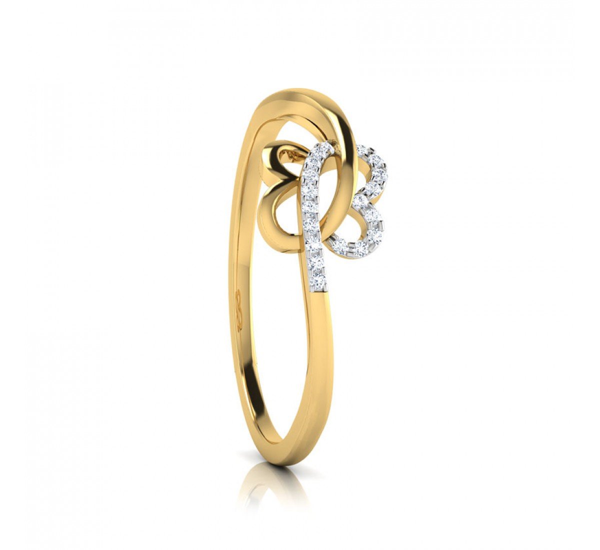 Senet Whirl Diamond Ring