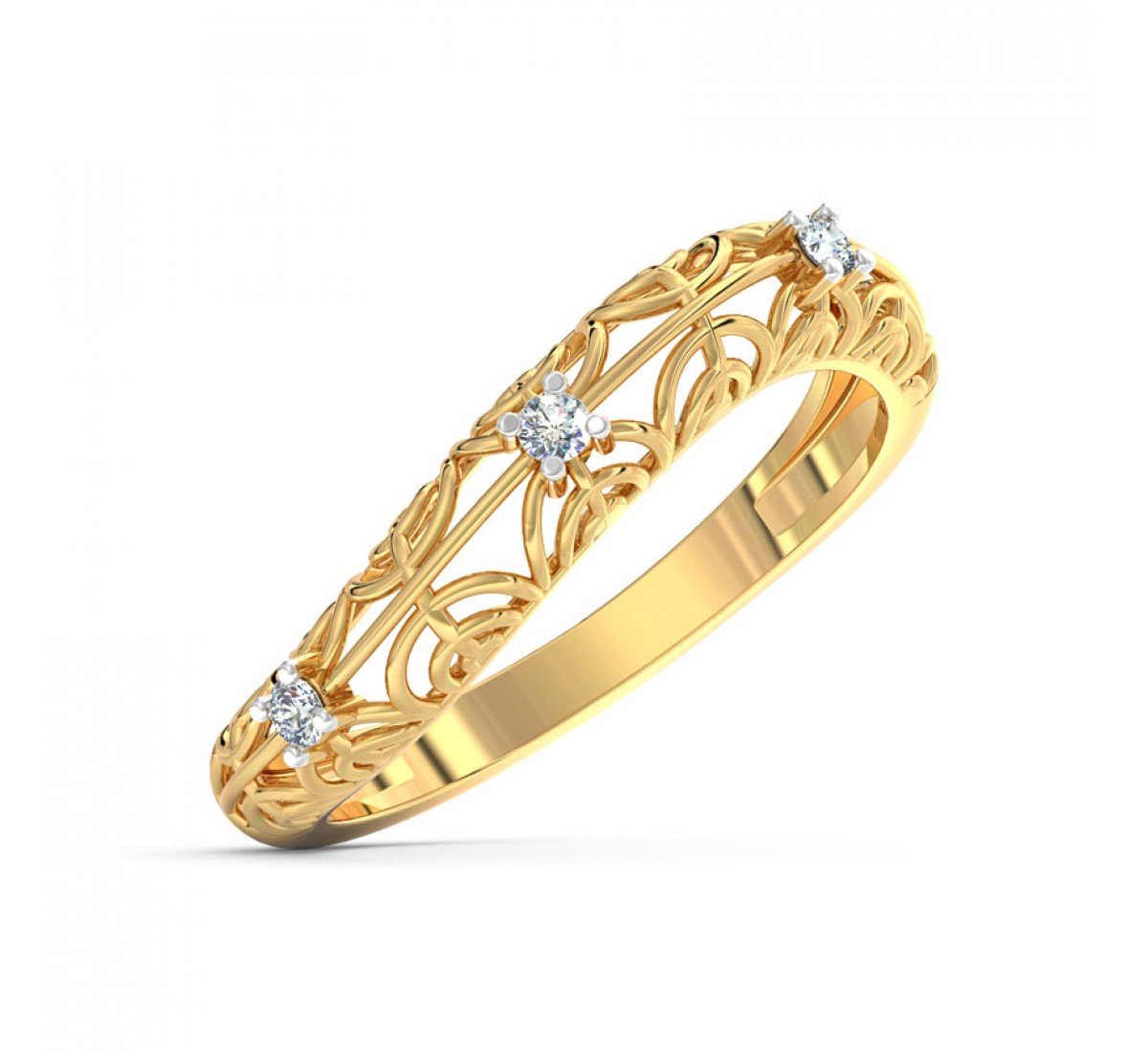 Charm of Tami Clover Diamond Ring