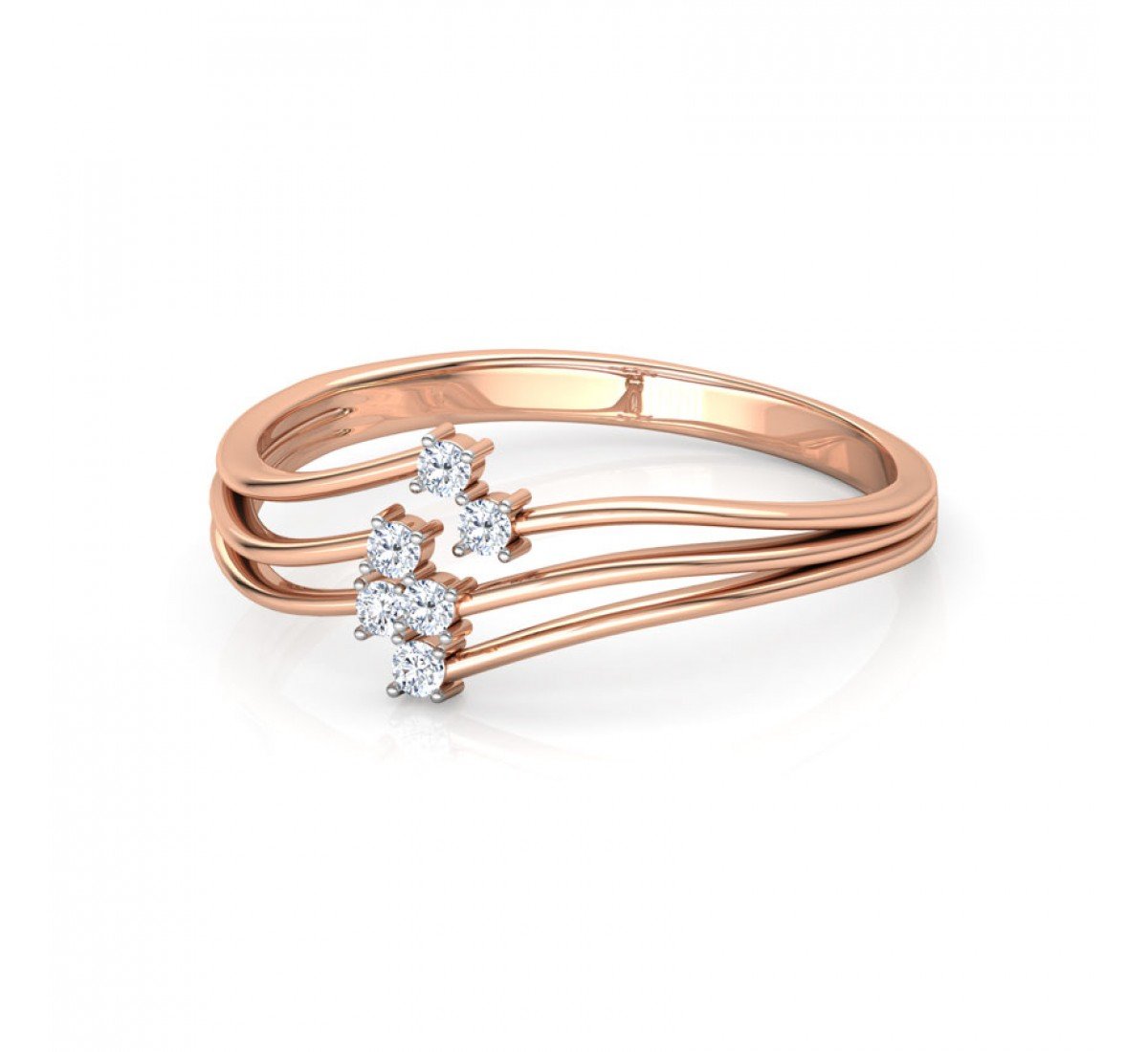 Sasha Whirl Lumina Diamond Ring