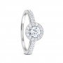 Luminous Round Solitaire Diamond Ring